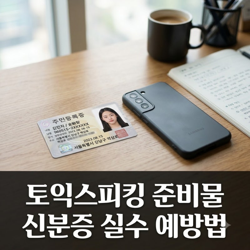 "연필 가져갔다 그냥 나왔어요" 토익스피킹 준비물 챙길 때 3초 만에 헛걸음 막는 법