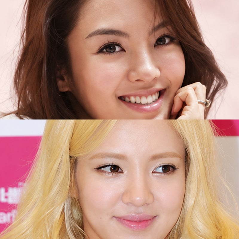 누구세요..? 지금과 달랐던 20년 전 효연..(눈썹염색 + 세미 아치형 눈썹의 중요성)