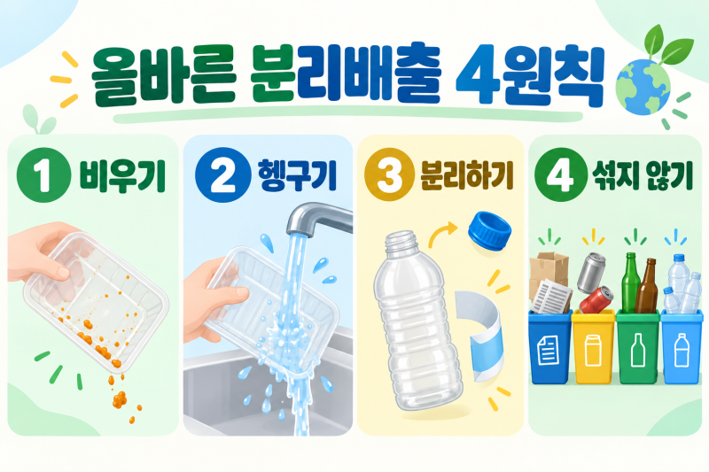 재활용 표시 뜻부터 분리수거 방법까지 ♻️ 헷갈리는 쓰레기 분리배출 총정리