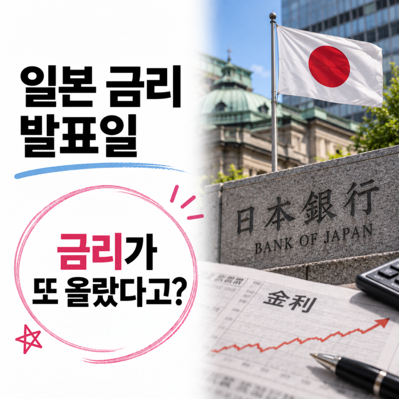일본 금리 발표일, 달력만 확인하려다 1.25%에서 눈이 멈췄다