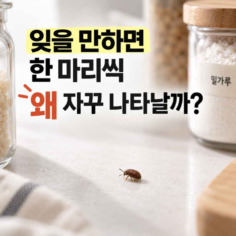 권연벌레 원인, 집에 한두 마리씩 보인다면 어디서 나올까?