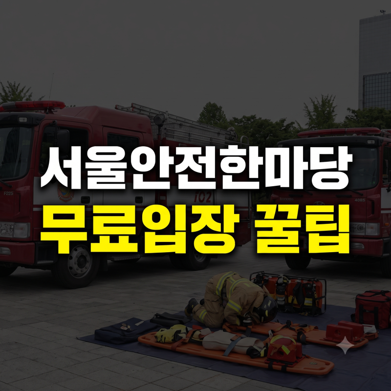 서울안전한마당 예약 방법과 여의도공원 주차 꿀팁 총정리