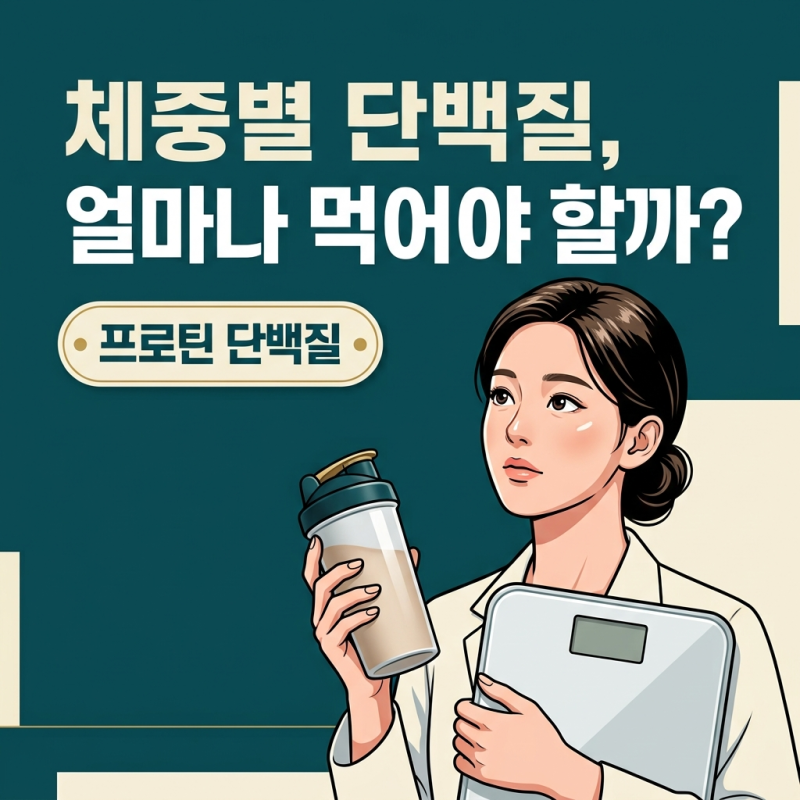 프로틴단백질, 내 체중에 맞는 하루 섭취량과 함량표 기준
