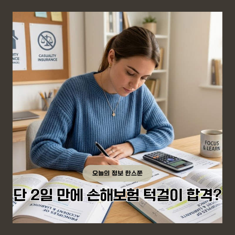 [단 2일 만에 손해보험 턱걸이 합격?] 두꺼운 책 버리고 유튜브로 끝낸 손해보험 등록시험 벼....