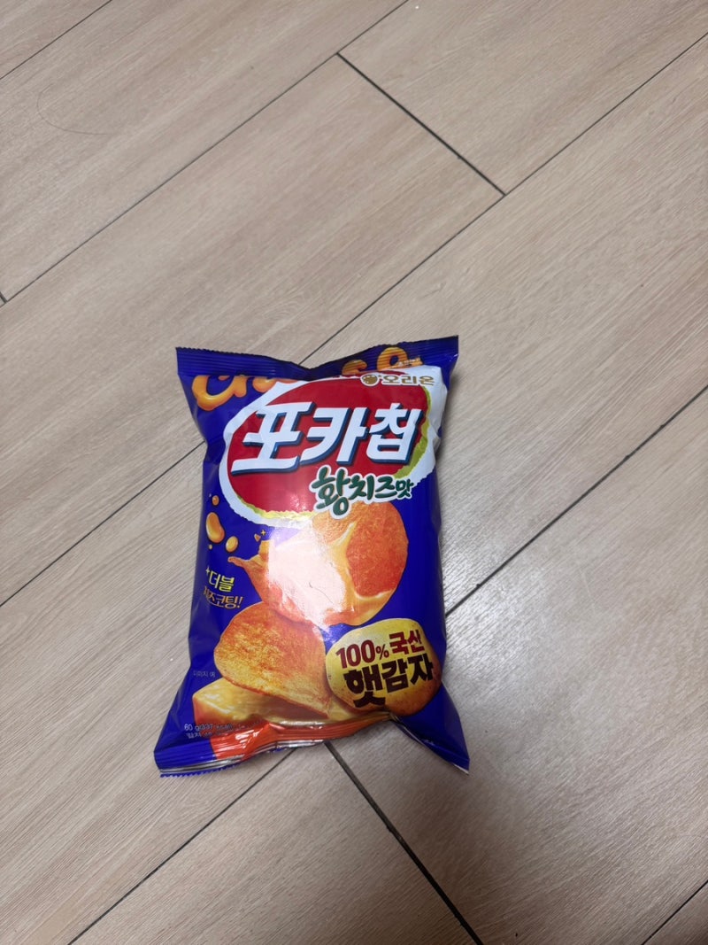 [편의점신상] 단짠단짠 끝판왕! 오리온 '포카칩 황치즈맛' 내돈내산 솔직후기 ✨
