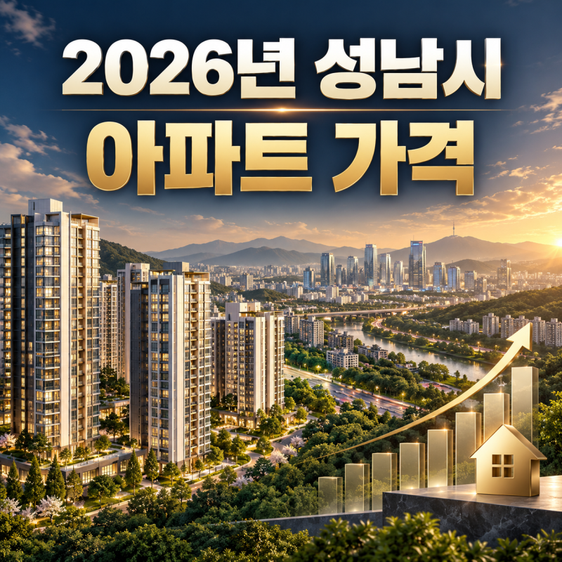 2026년 성남시 아파트 가격