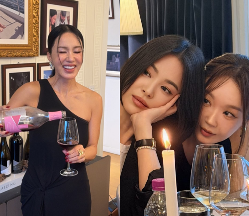 엄정화 와인파티 송혜교 고현정 김재중 모인 날, 18일 뒤 영상 공개