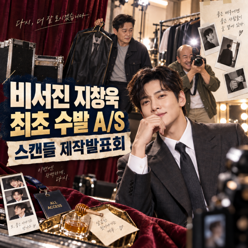 비서진 지창욱 재출연｜손예진·나나에게 밀린 ‘스캔들’ 제작발표회