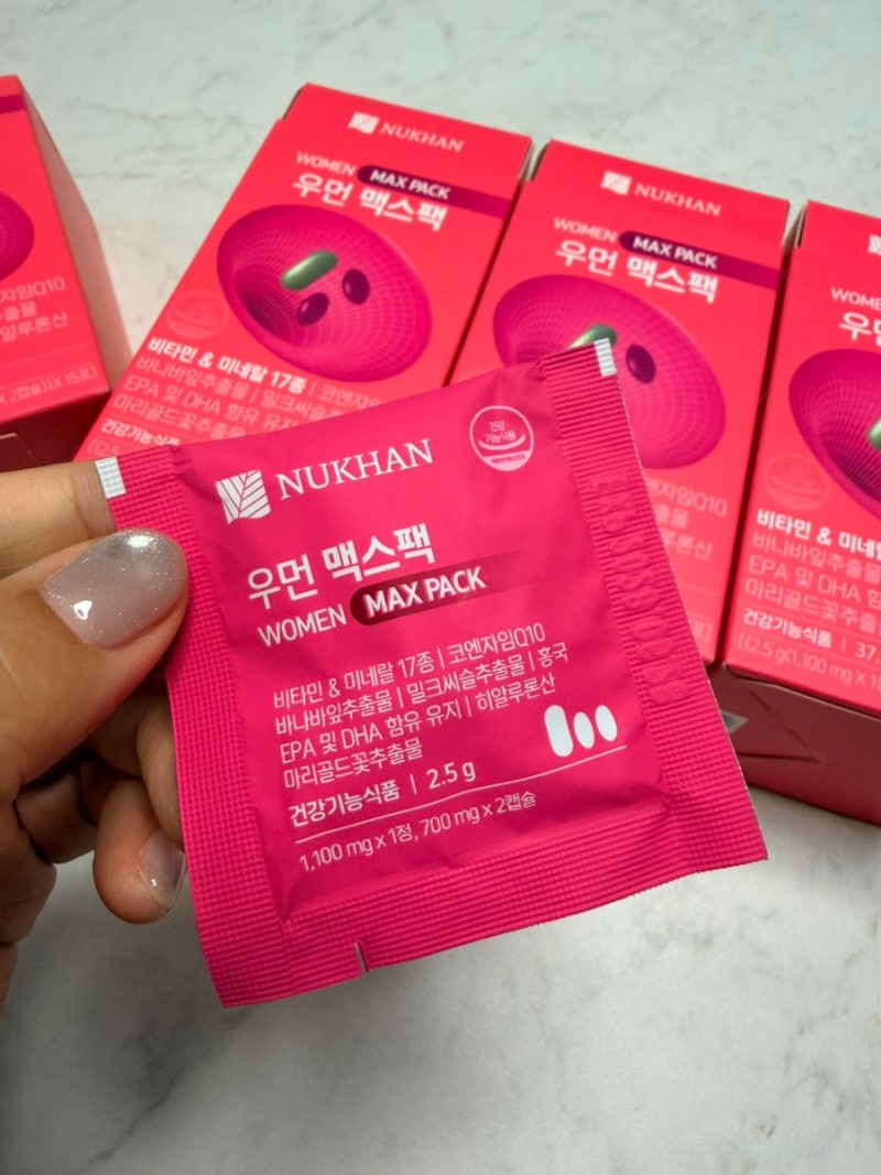 뉴칸 우먼맥스팩 30대 여자 식후혈당 챙기는 올인원 영양제