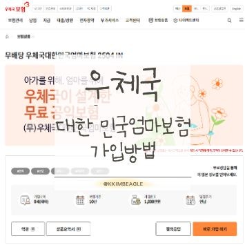 출산준비 | 무배당 우체국대한민국엄마보험 가입방법 및 보장내용(우체국 무료 태아보험·임....