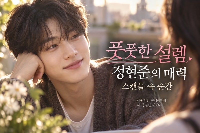 정현준 스캔들 속 풋풋한 설렘, 시청자를 사로잡은 매력 포인트