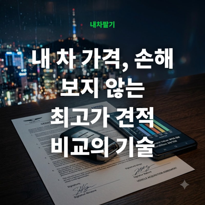 중고차 시세조회 엔카·헤이딜러·케이카 견적 비교 및 내차팔기 팁