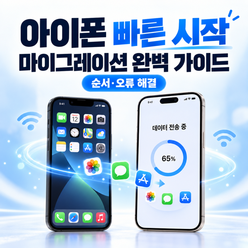 아이폰 데이터 옮기는 방법 | 빠른 시작 가이드