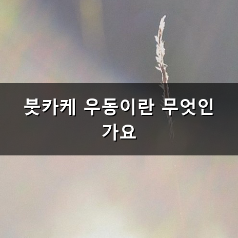 차가운 쫄깃함이 매력적인 붓카케 우동 왜 집에서는 그 맛이 안 날까?