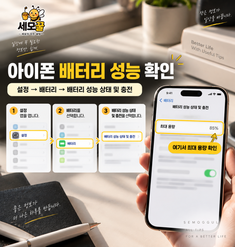 아이폰 배터리 성능 80%면 교체해야 할까? 확인 방법과 교체 기준