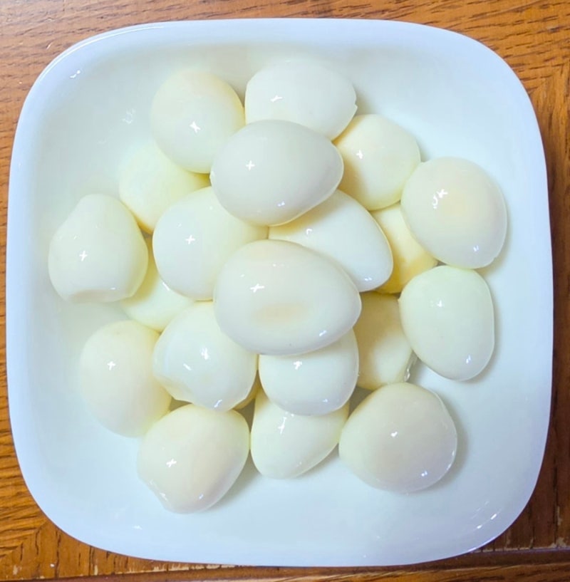 메추리알 삶는 시간 몇분? 껍질 쉽게 까는 법