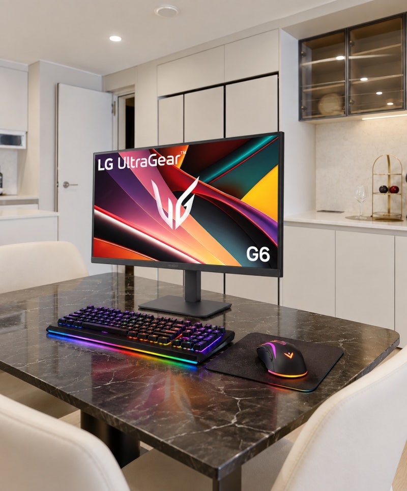 LG 울트라기어 모니터 QHD 300Hz 화면체감