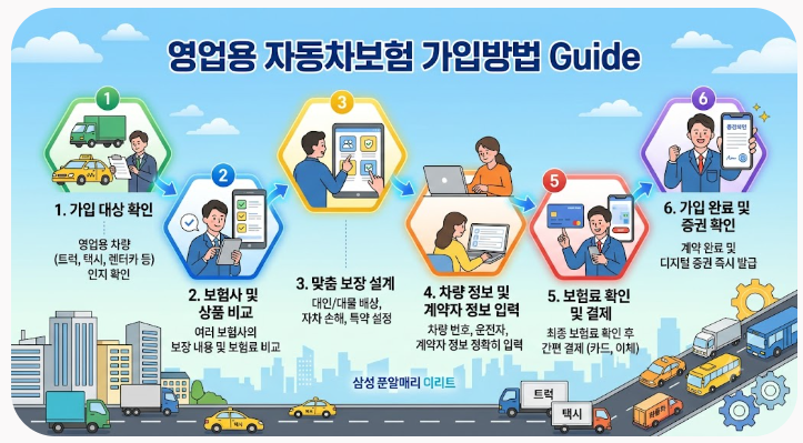 다이렉트 영업용 자동차보험 보장항목부터 가입 및 청구방법, 할인 꿀팁까지