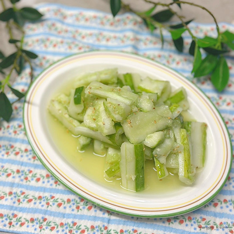 오이탕탕이 레시피 중국식 오이무침 만들기