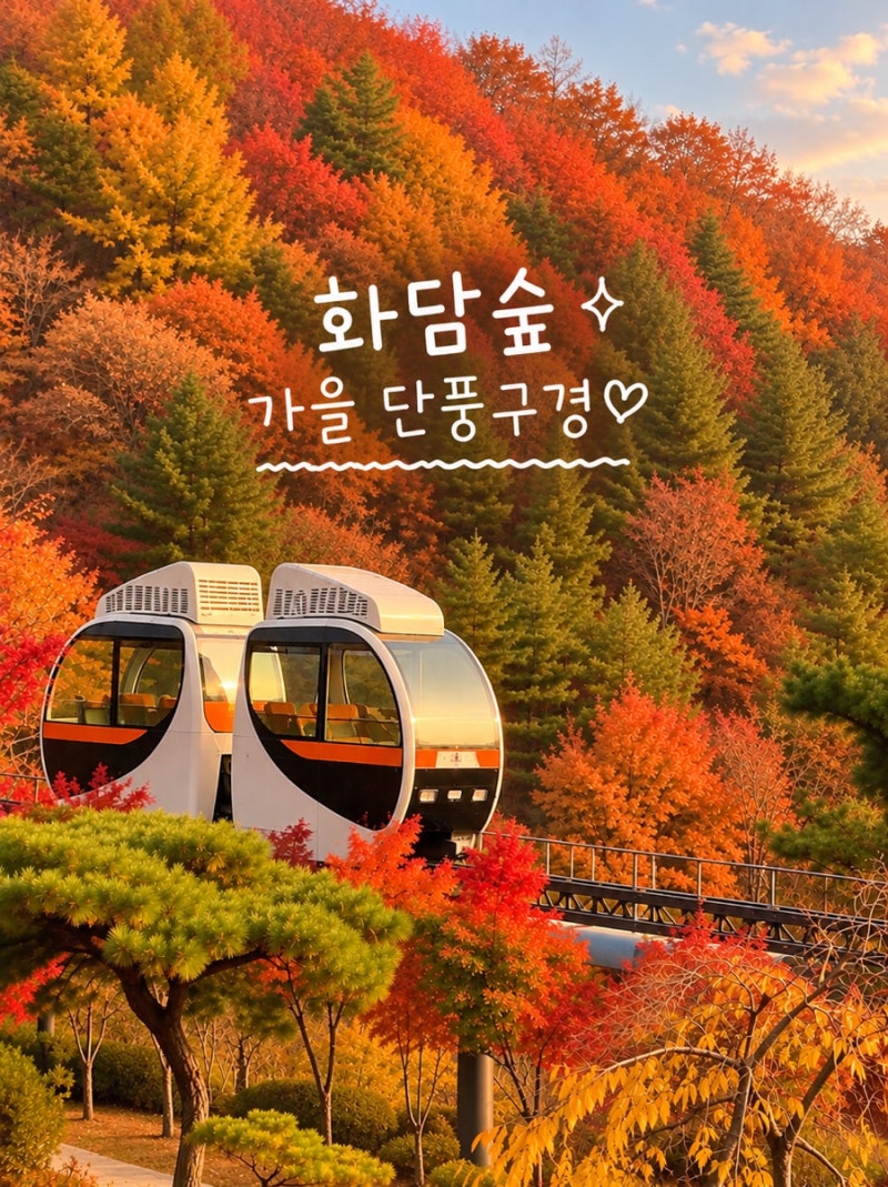 2026 화담숲 예약방법 입장료 모노레일 가격 총정리｜가을 단풍 예약꿀팁