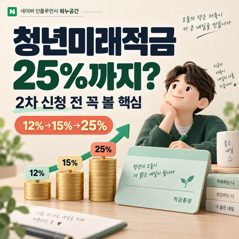 청년미래적금 12%가 25%까지? 2차 신청 전에 2027년 개편안도 봐야 한다