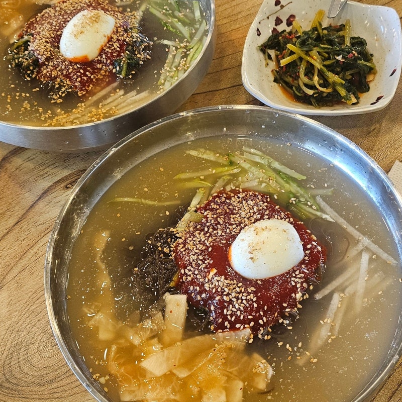 인천 영종도 을왕리 왕산해수욕장 냉면 맛집 영종설악칡냉면