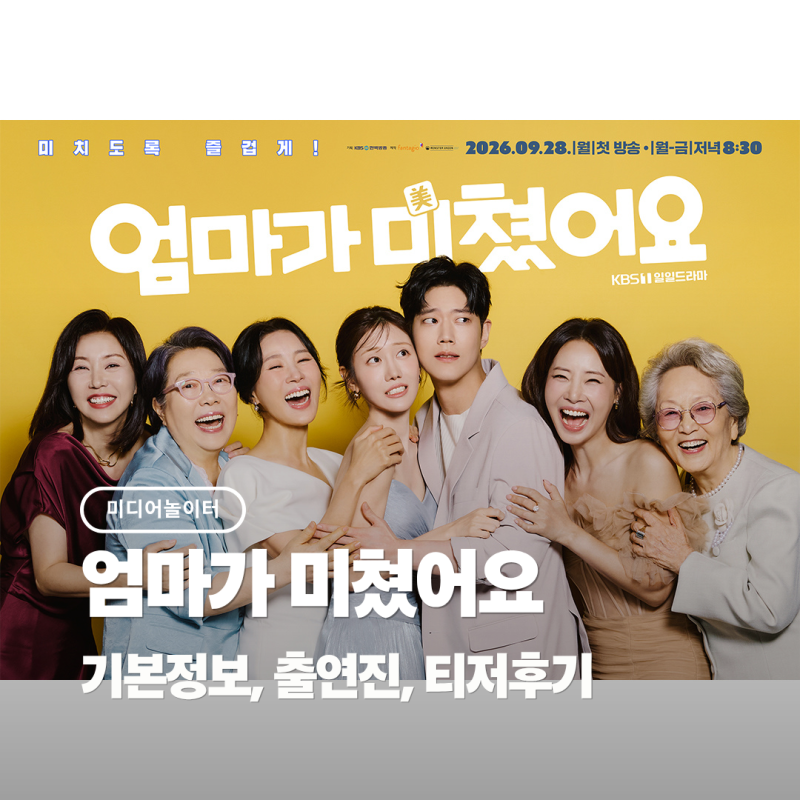 정민아 동하 티격태격 로맨스 케미 '엄마가 미쳤어요' 총정리(기본정보 출연진 OTT)