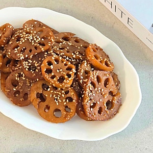 쫀득한 연근 조림 맛있게 만드는 법 레시피 요리 만들기 삶는법 손질 하는법