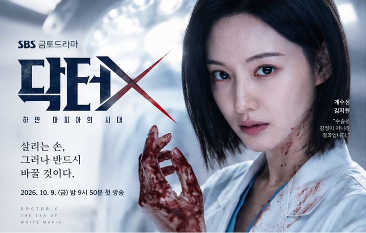 닥터X : 하얀 마피아의 시대 김지원 천재 외과의 변신, 10월 9일 첫방송·등장인물 총정리