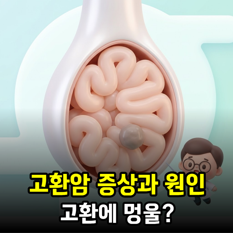 고환암 증상과 원인, 고환 멍울이면?
