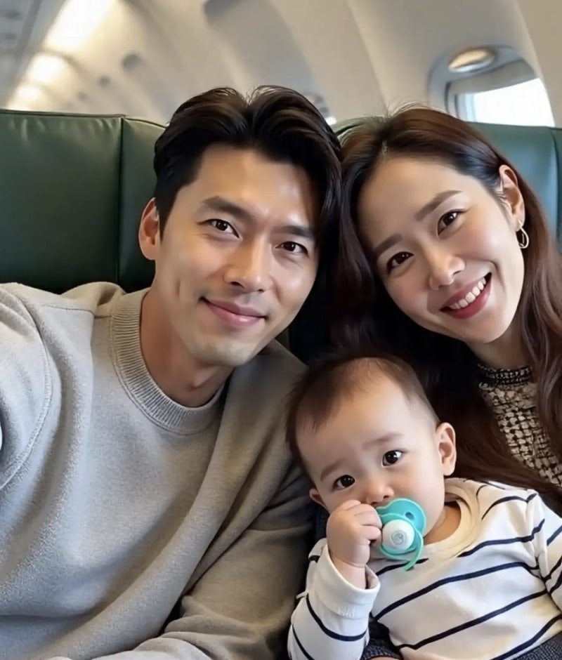 “현빈♥손예진 아들 얼굴 공개된 줄 알았다” 팬들까지 속은 가족사진의 반전