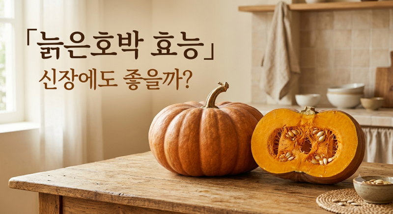 늙은호박 효능 신장에 좋을까? 붓기 때문에 찾아봤어요.