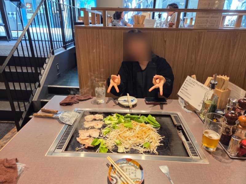 도쿄에서 처음 먹어본 몬자야끼