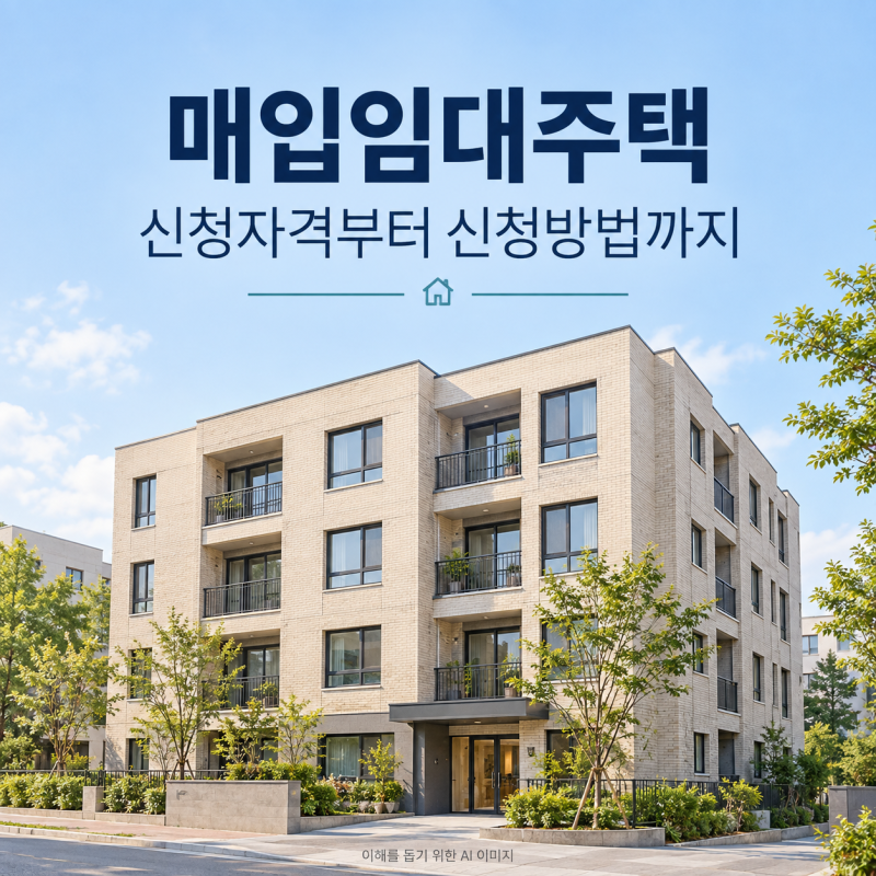 매입임대주택 신청자격·신청방법, LH 청년·신혼부부 보증금과 월세까지
