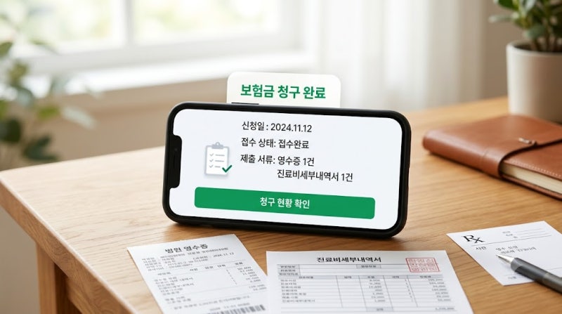 실비보험 앱 청구 서류 첨부 방법 및 모바일 신청 꿀팁