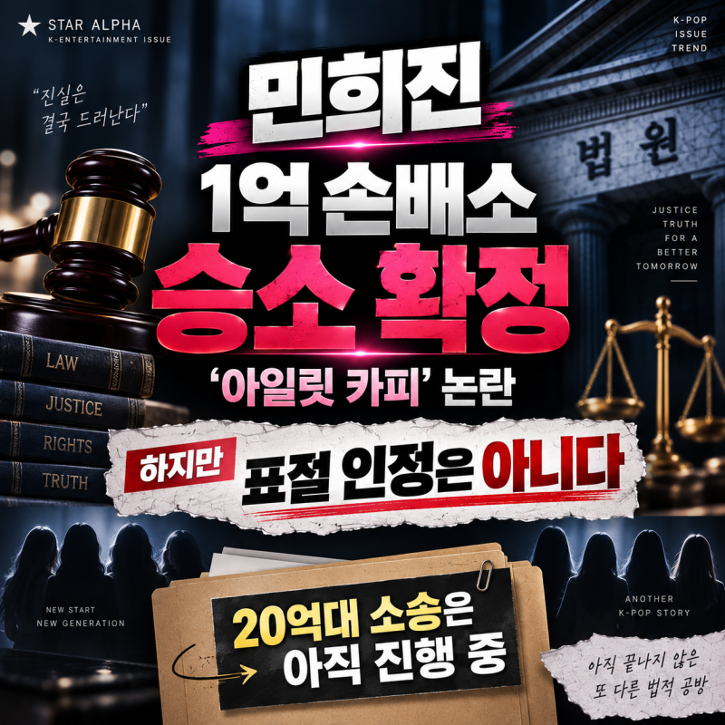 민희진 또 승소했다…‘아일릿이 뉴진스 카피’ 소송 확정, 그런데 표절 인정은 아니다