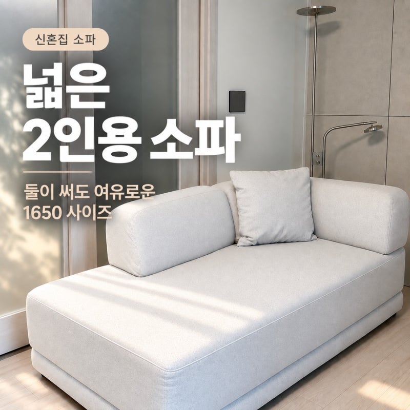 휴도 서로의동백 1650｜신혼집소파로 고른 넓은 2인용소파 내돈내산 후기