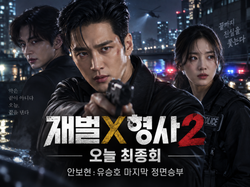 ‘재벌X형사2’ 오늘 최종회…안보현·유승호, 결국 마지막 정면승부