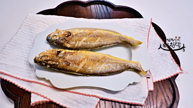 조기 굽는법 제사생선 조기 손질법 후라이팬 조기구이