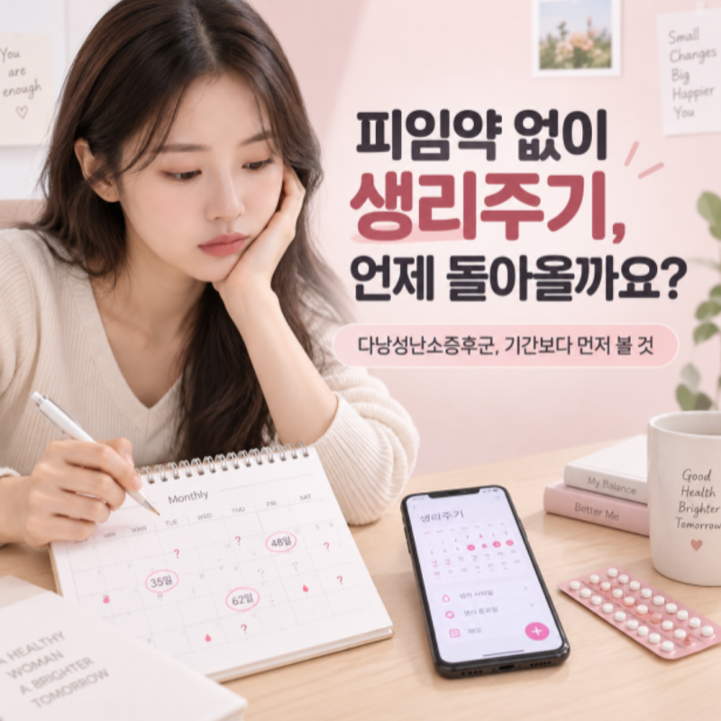 구로 다낭성난소증후군 | 피임약 없이 생리주기 회복하려면 치료에 얼마나 걸릴까