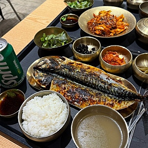 부산 센텀 신세계 백화점 맛집 식당가 고등어찬
