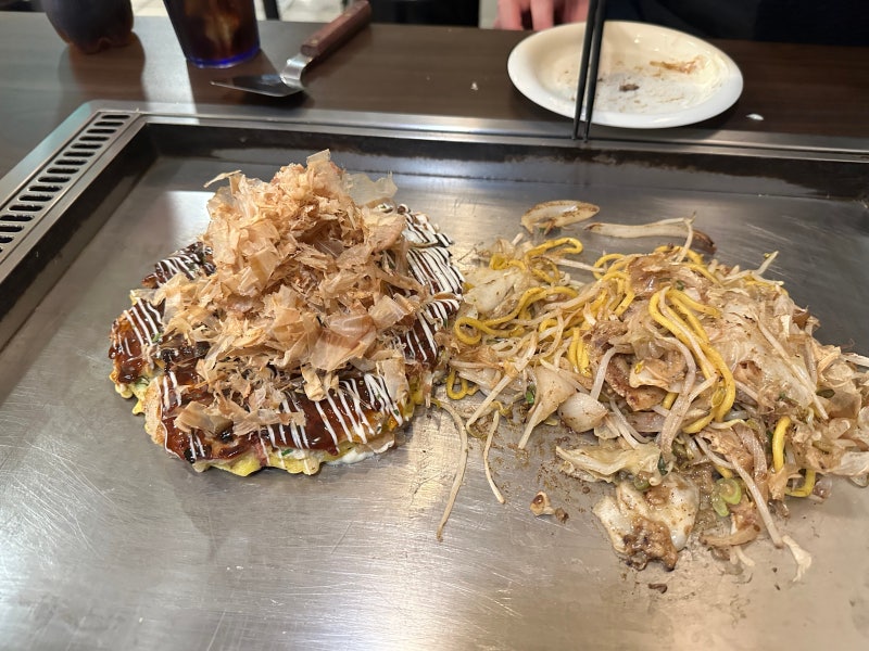 [건대 맛집] 오코노미야끼 식당 하나 후기ㅣ100% 예약제, 돼지오징어타마·시오소바