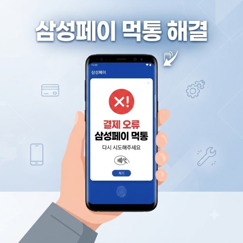 지갑 열었는데 삼성페이 먹통일 때, 가장 먼저 확인해야 할 점검 순서