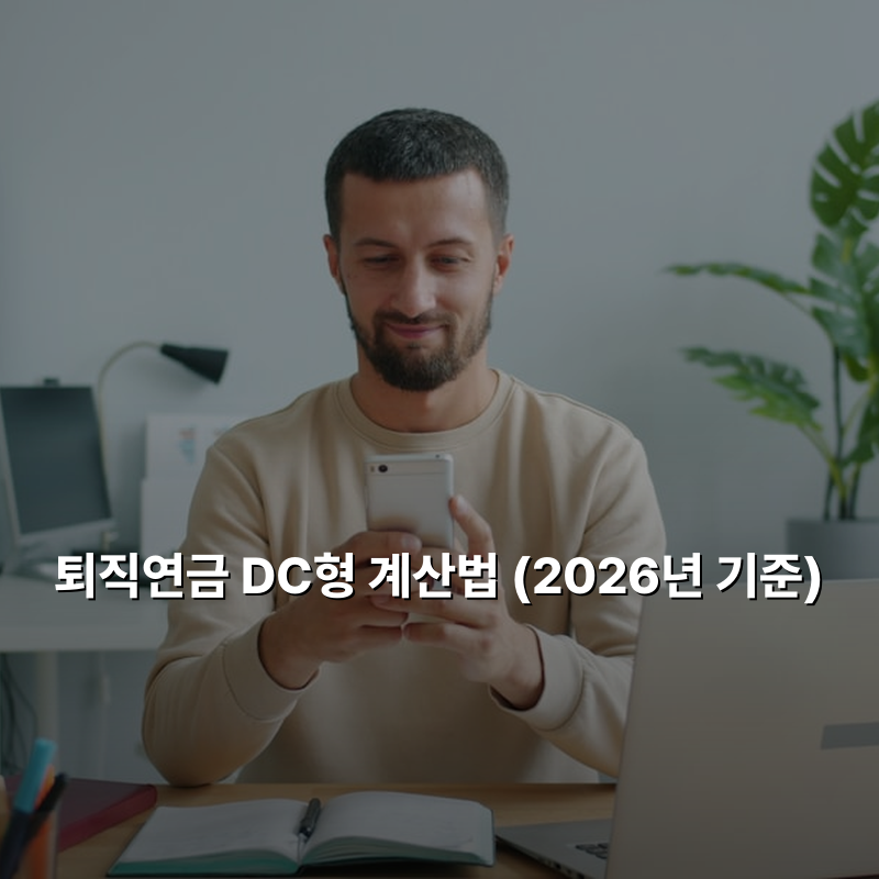 퇴직연금 DC형 계산법 (2026년 기준)