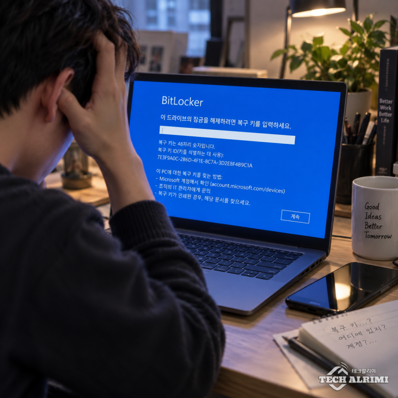 “포맷해야 하나?” 윈도우 BitLocker 복구 키 화면 떴다면 초기화 전 먼저 찾아볼 ‘이곳’