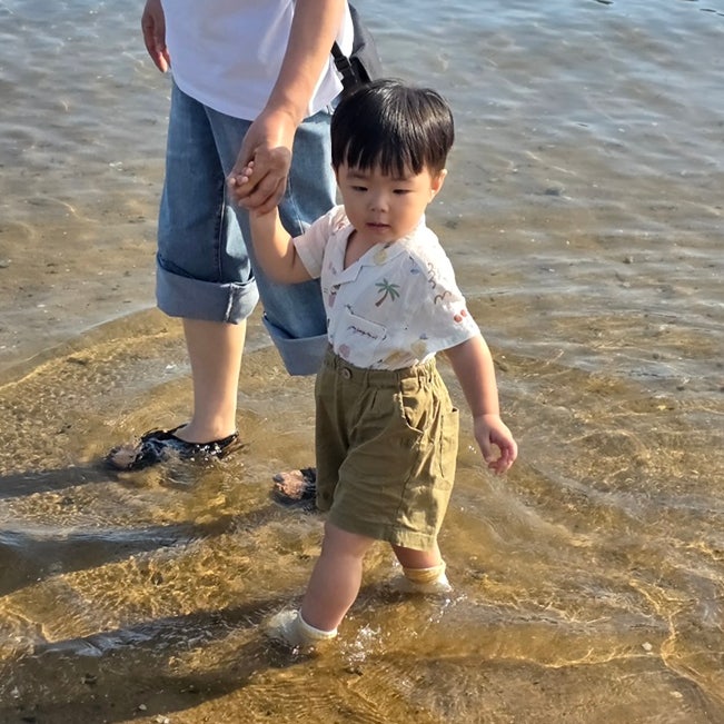 여수 아기랑 가볼만한곳｜웅천친수공원 모래놀이·물놀이 후기 (ft. 캠핑장도 대추천)