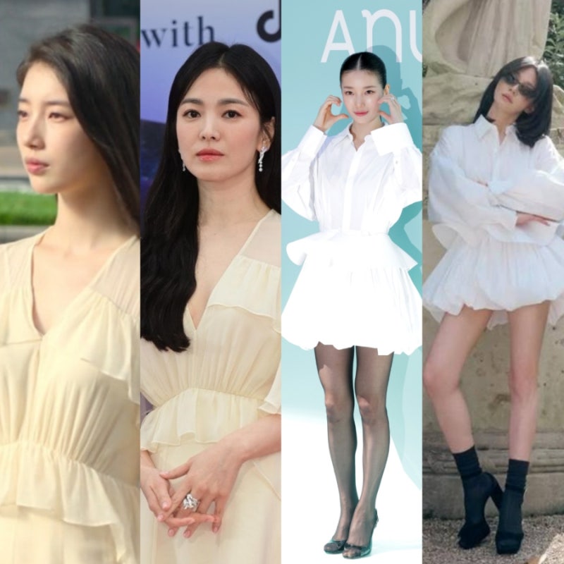 누가 더 잘 어울려? 같은 옷 입을 때마다 해외에서도 논쟁인 송혜교 VS 수지
