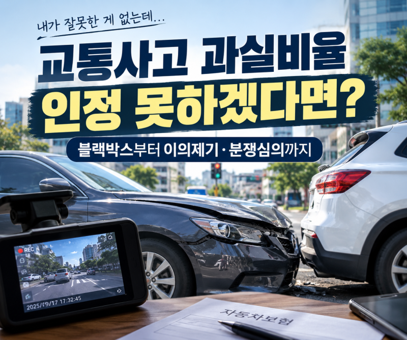 교통사고 과실비율 8:2 못 받겠다? 블랙박스부터 이렇게 확인하세요
