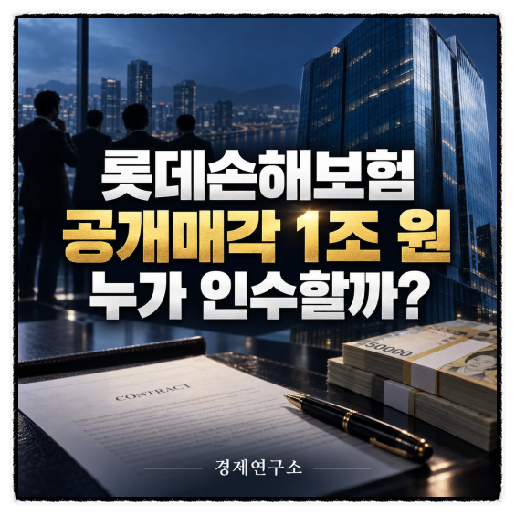 롯데손해보험 공개매각 1조 원, 신한금융 협상 깨진 뒤 누가 인수할까?