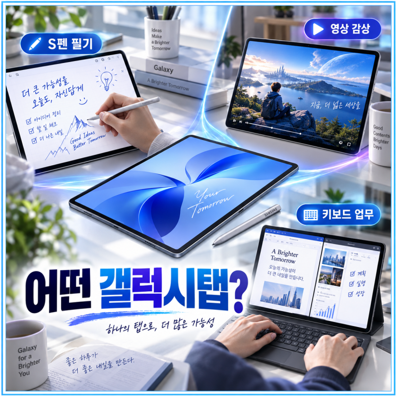 갤럭시탭 어떤 걸 사야 할까? 라인업부터 보기